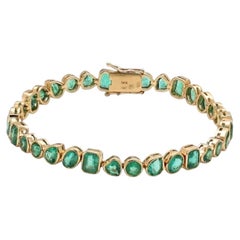Heritage Emerald 14K (Custom) Gelbgold Tennisarmband