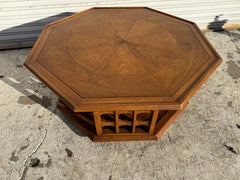 Heritage Furniture Esperanto Collection Walnut Octagon Coffee Table