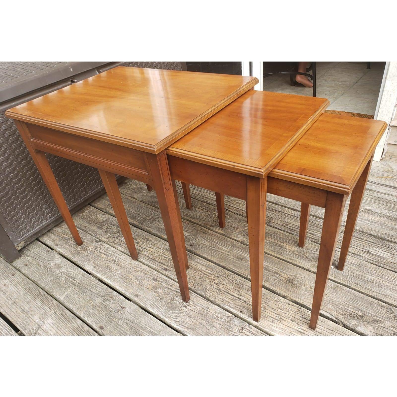 fruitwood table