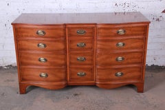 Heritage Henredon Inlaid Mahogany Twelve-Drawer Long Dresser