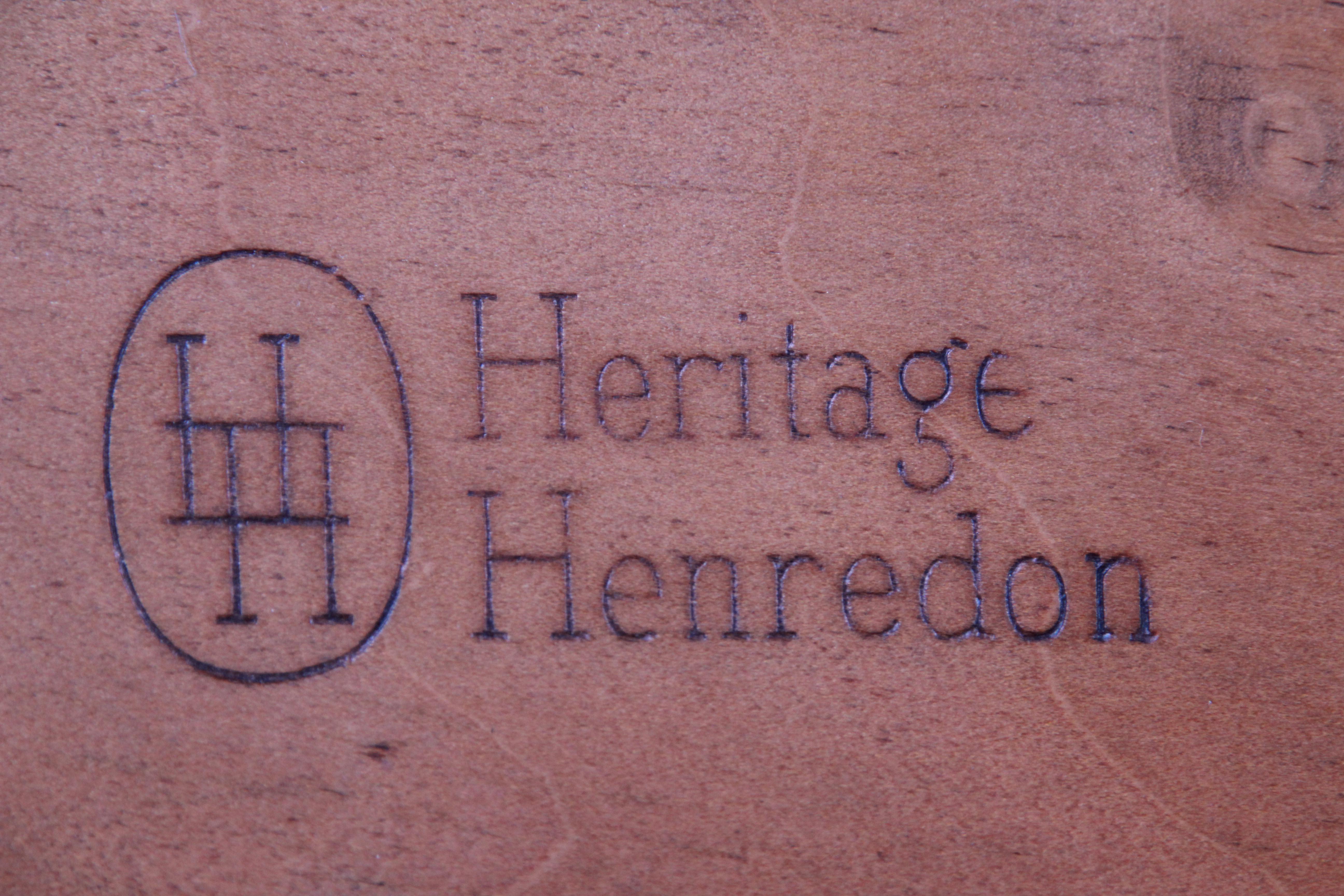 Heritage Henredon Mid-Century Modern Sculpted Walnut Cocktail Table 1