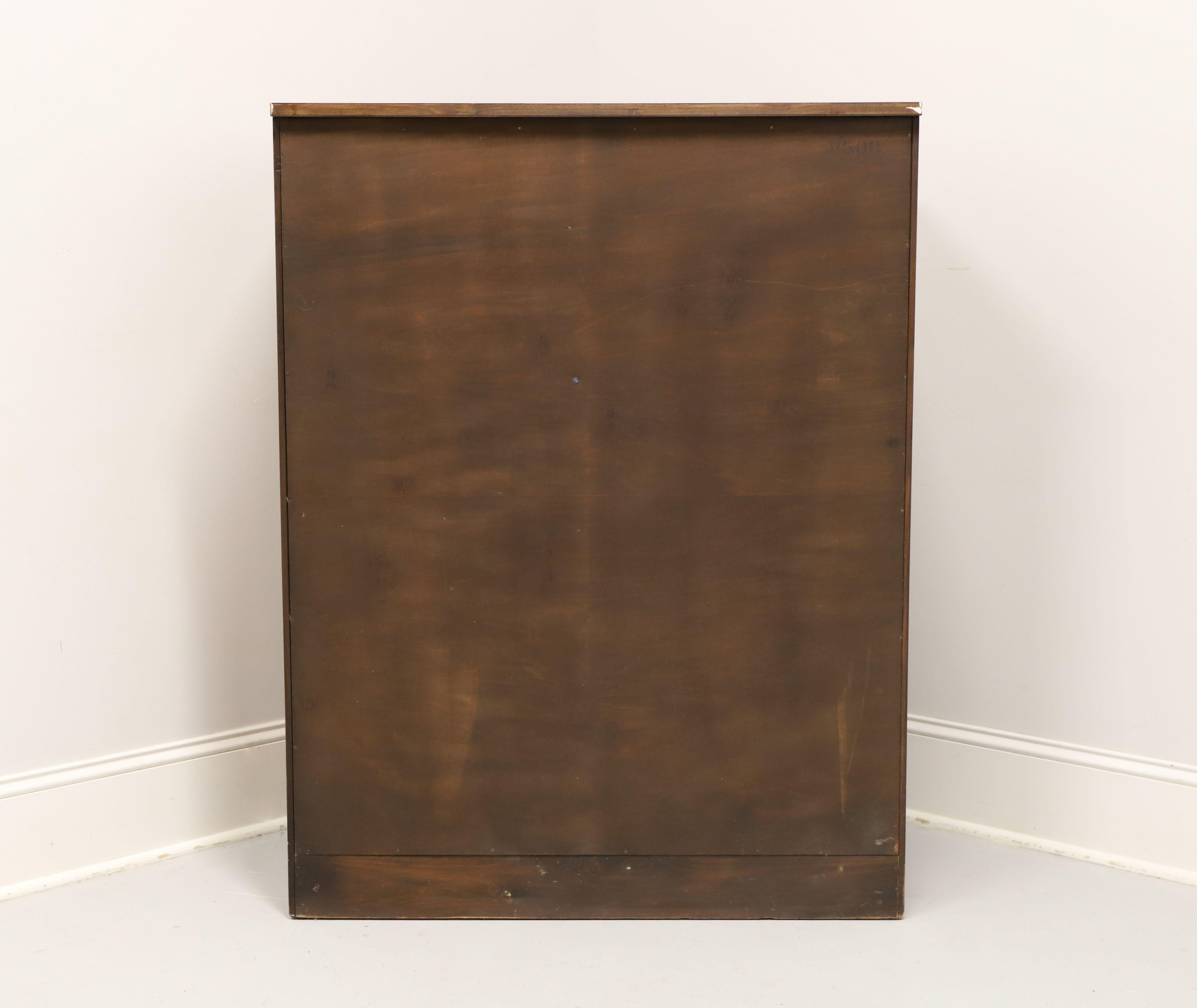 American HERITAGE HENREDON Walnut Mid 20th Century Chest of Drawers For Sale