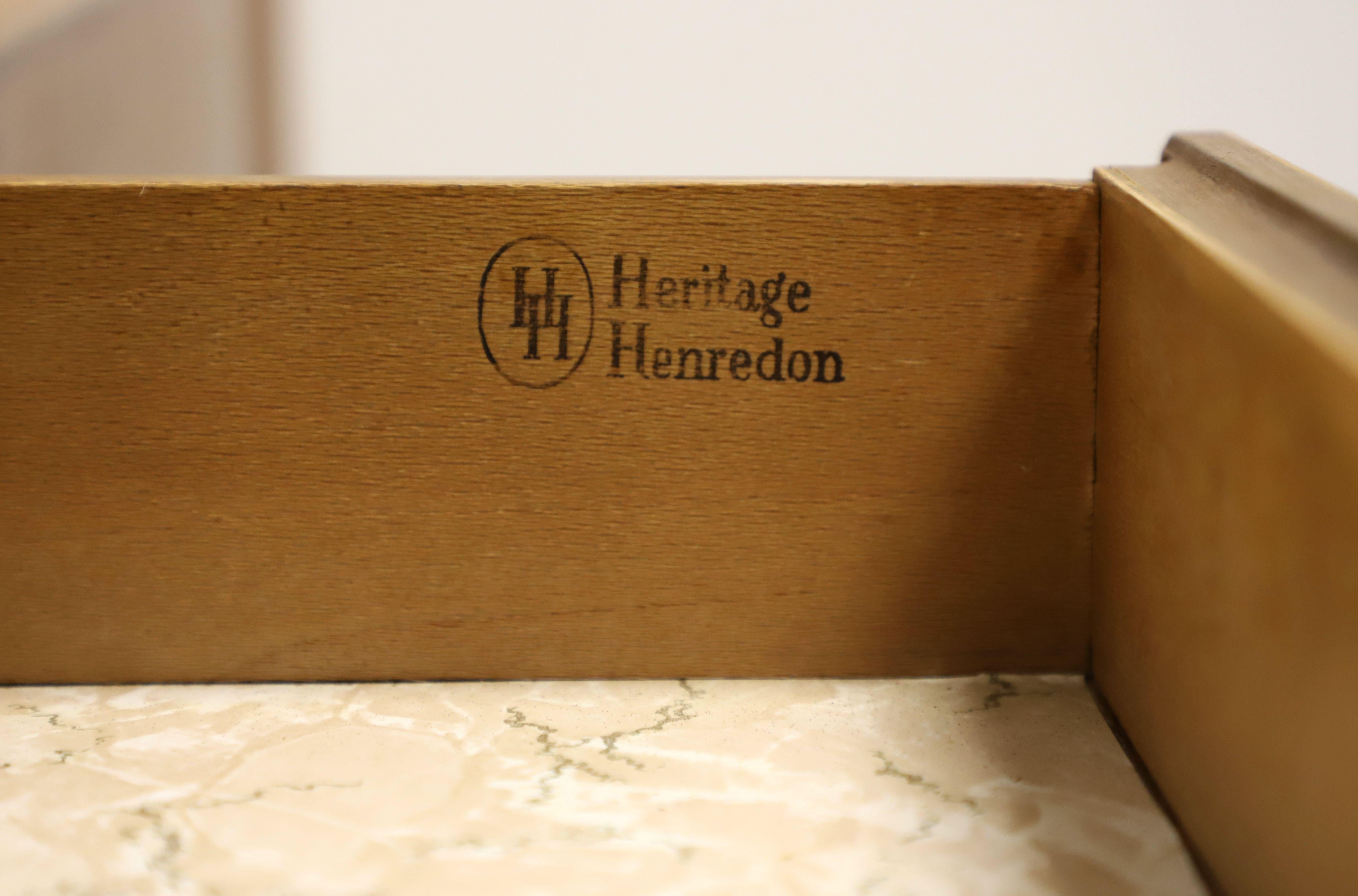 HERITAGE HENREDON Walnut Mid 20th Century Dresser 4