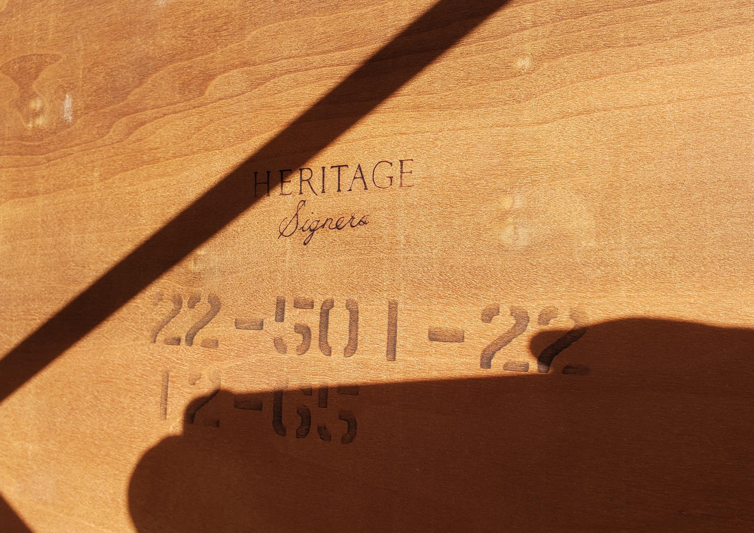 Heritage Mahogany Butler's Coffee Tray Table, Circa 1960s 2