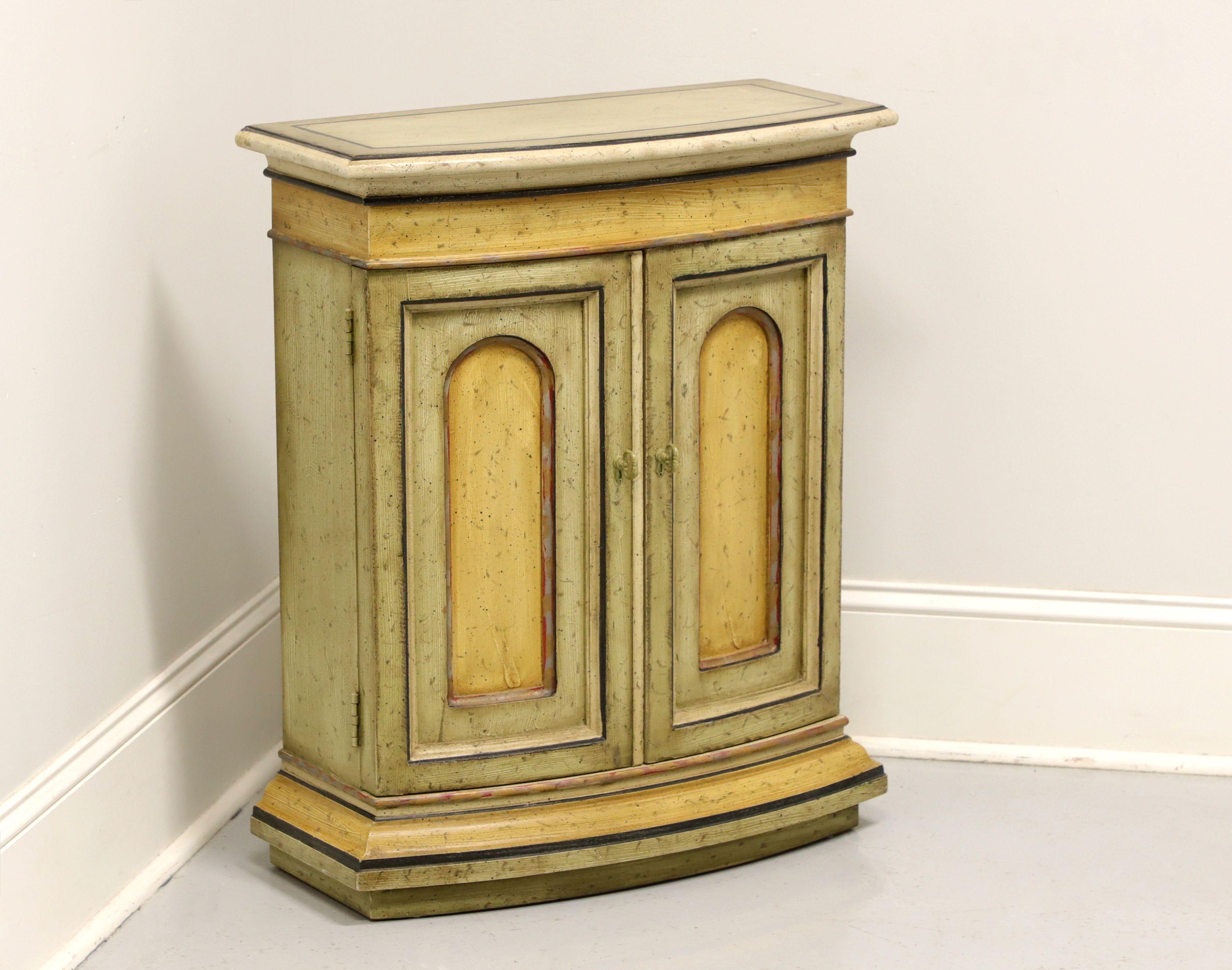 HERITAGE Mid 20th Century Painted and Distressed Console Cabinet 4