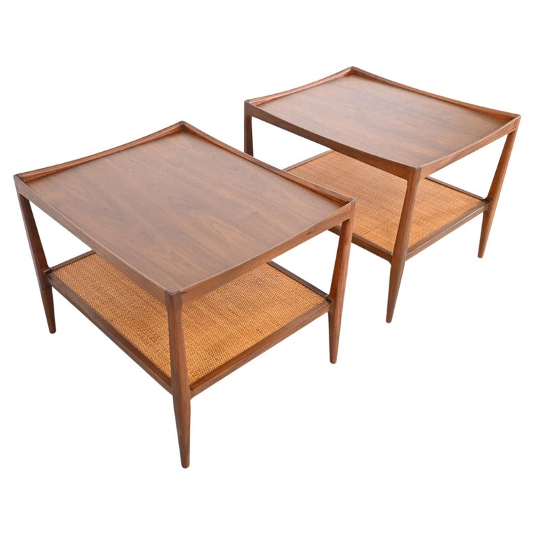 Heritage MidCentury Modern Pair of End Tables For Sale at 1stDibs