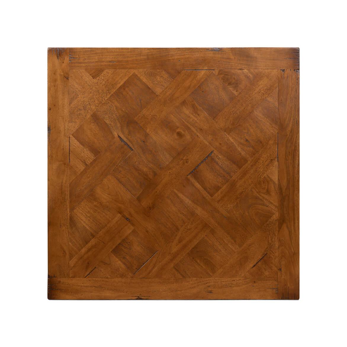 Heritage Parquet Square Coffee Table In New Condition For Sale In Westwood, NJ