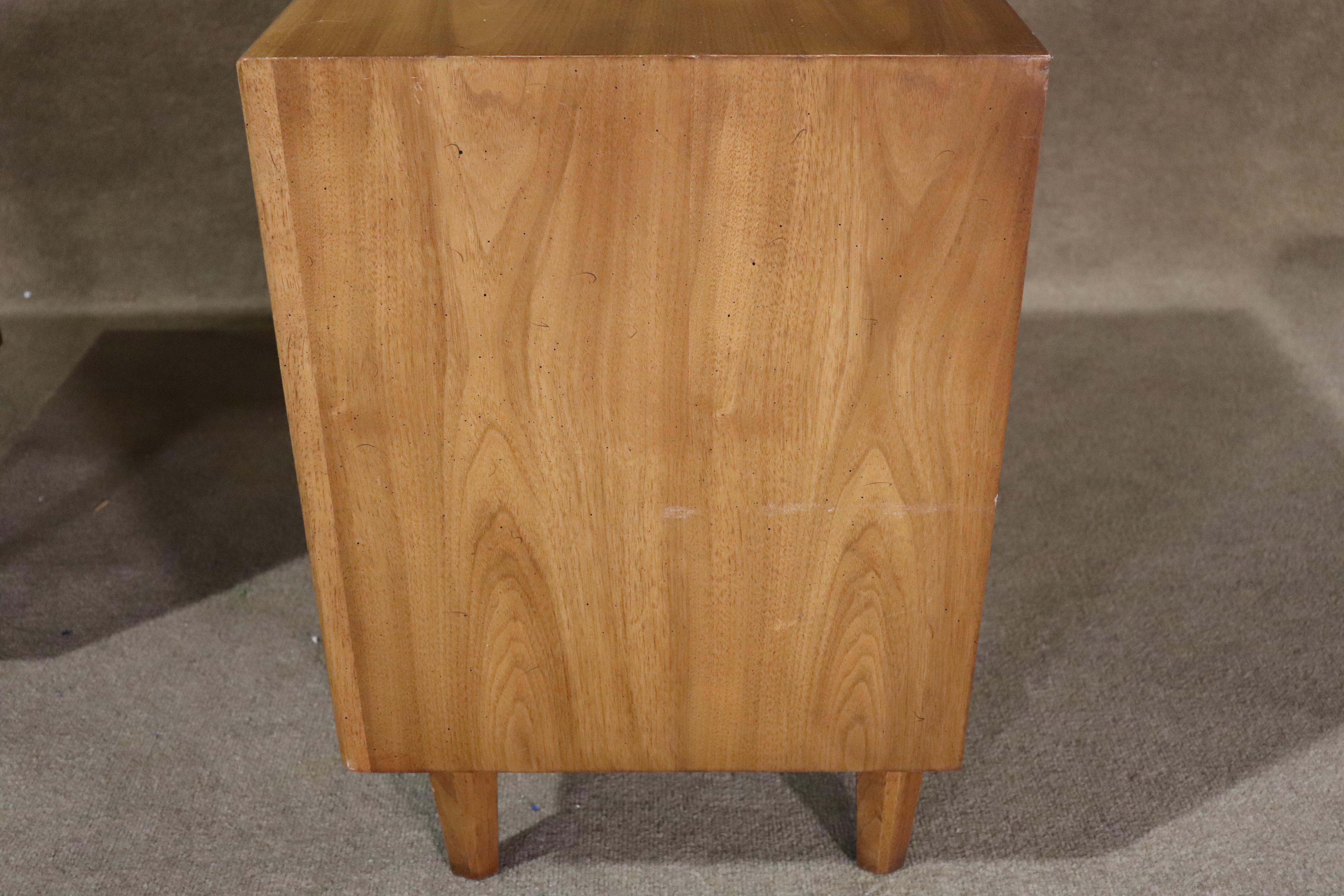 Walnut Heritage 'Perennian Collection' End Tables w/ Storage For Sale