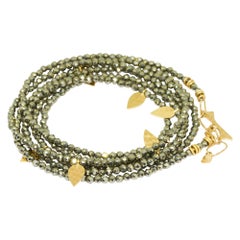 Heritage Pyrit 14 Karat Gold Halsband