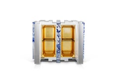 Heritage Small Sideboard  - Hand-Painted Tiles - Gold & Brass - Boca do Lobo