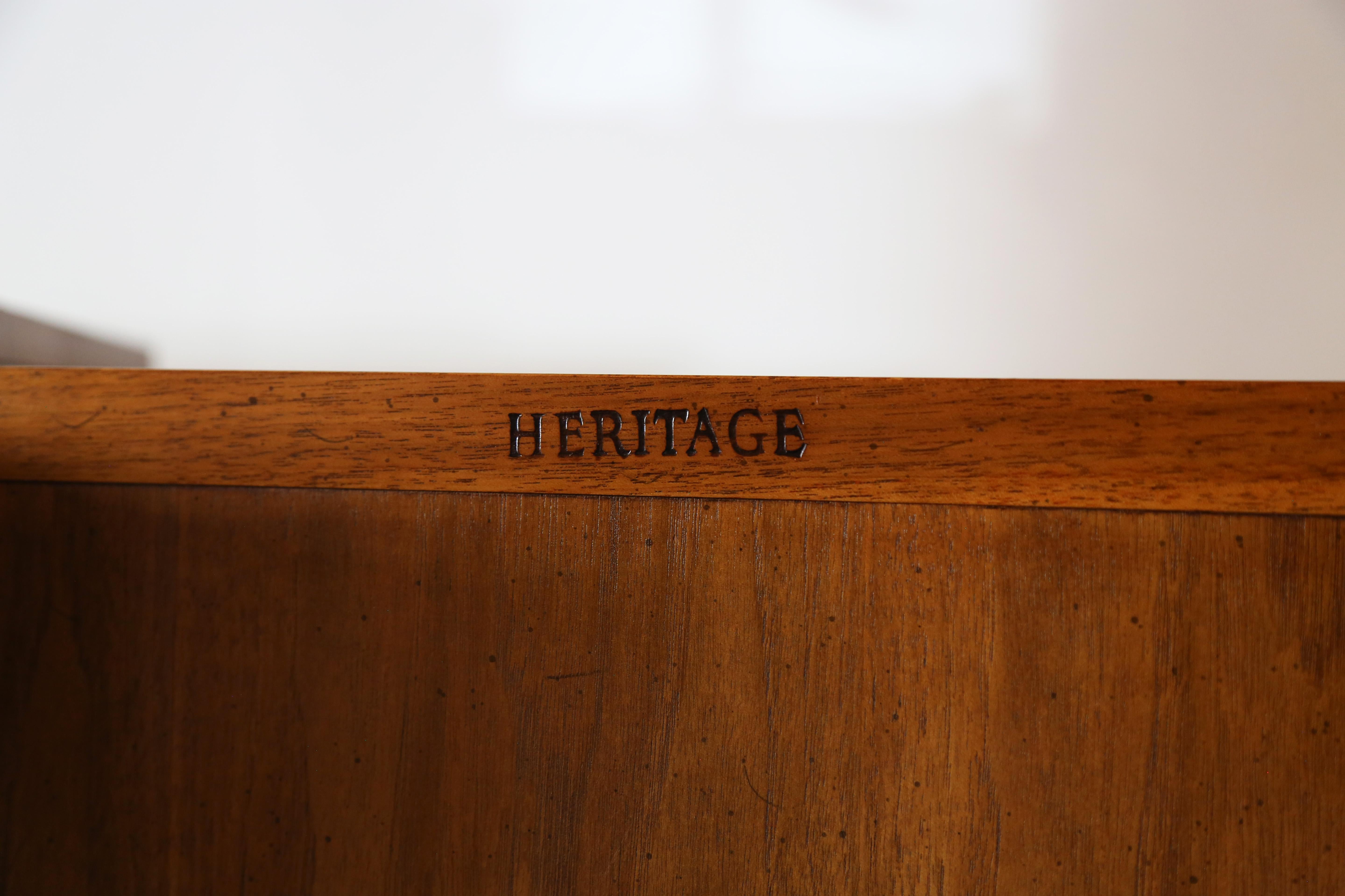 Heritage Walnut and Oak Designer Cabinet with Sculpted Front 2