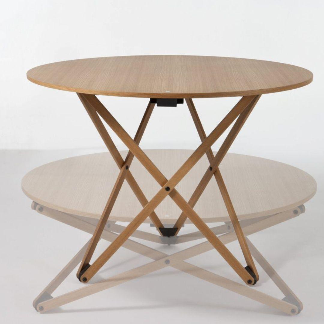 Heritage & Webb 'Subeybaja' Adjustable Table in Natural Oak for Santa & Cole In New Condition For Sale In Glendale, CA