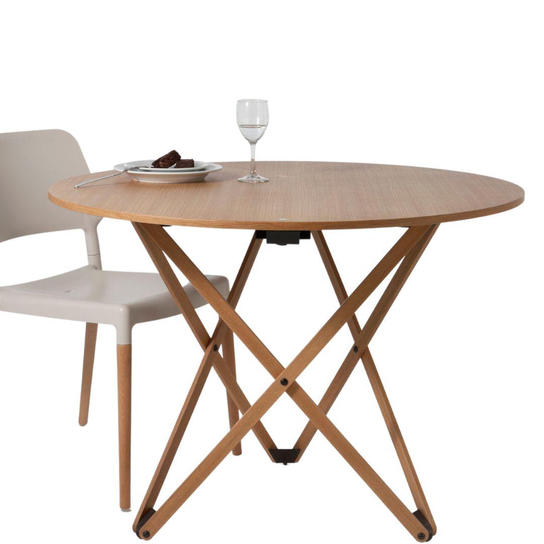 Contemporary Heritage & Webb 'Subeybaja' Adjustable Table in Natural Oak for Santa & Cole For Sale