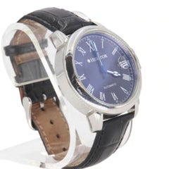 Heritor Genuine Leather Alligator Strap Stainless Steel Men's Watch