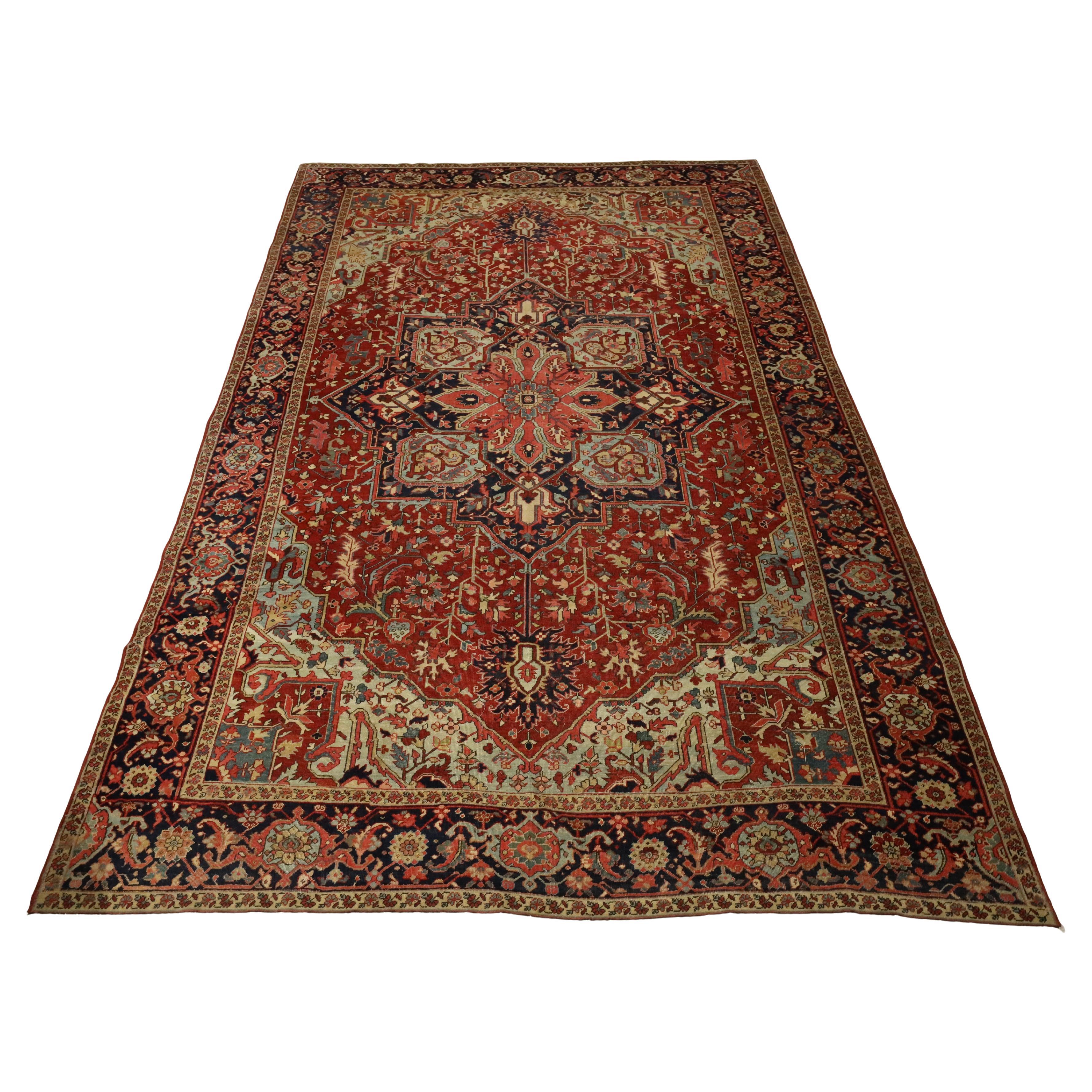 Antiker Heriz-Teppich - 9'7" x 14'8"