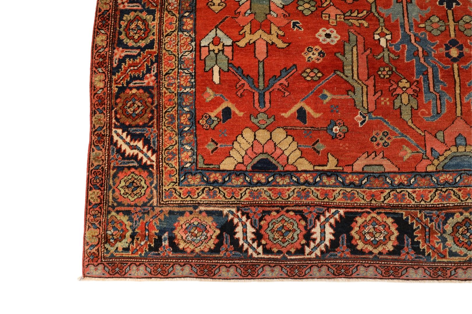 Discover the Unparalleled Elegance of the Antique Heriz Gallery Size Rug

Step into a world of timeless sophistication with our remarkable Antique Heriz Gallery Size Rug, a masterpiece that redefines traditional craftsmanship. This magnificent rug