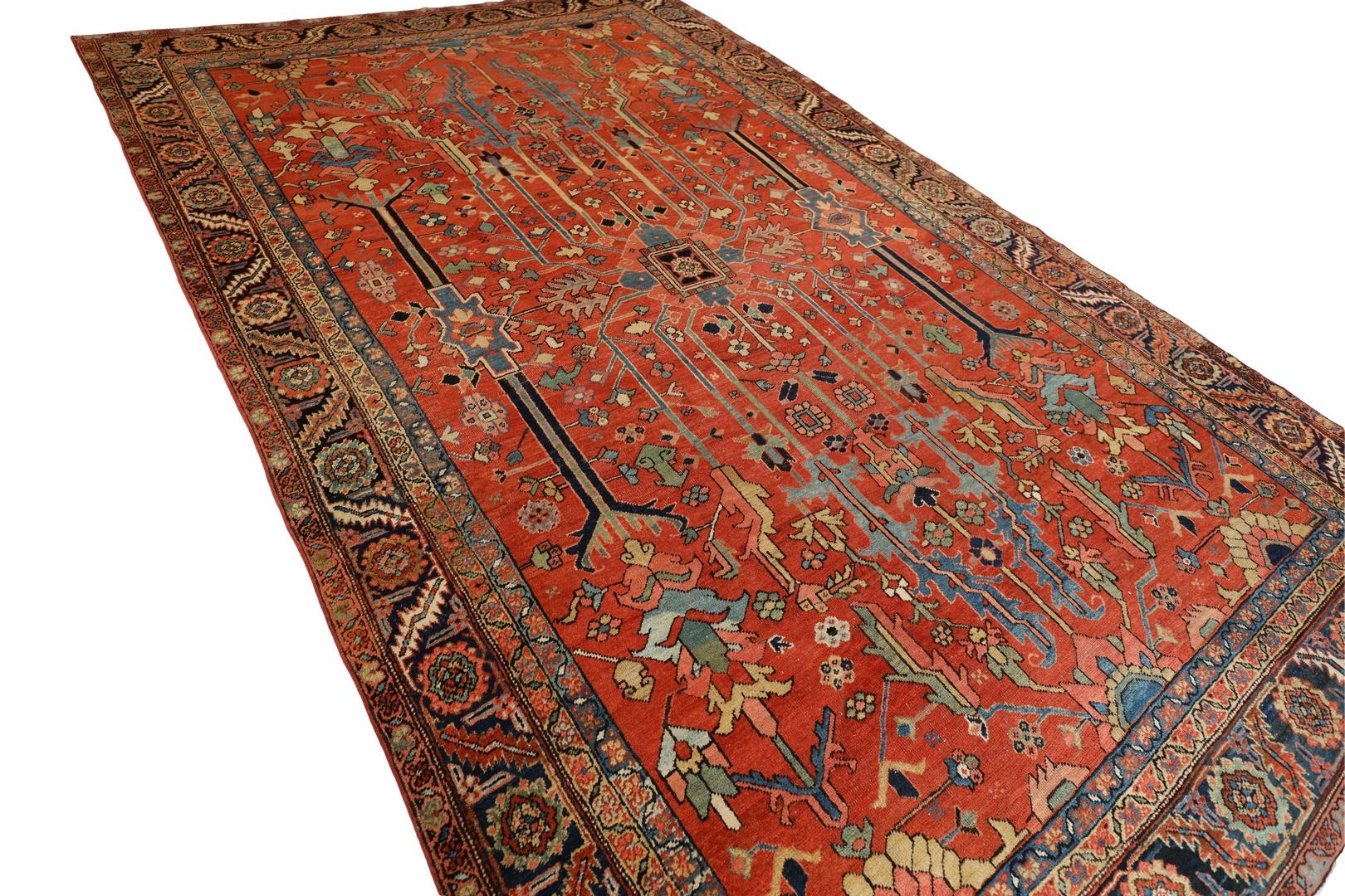 Heriz Serapi Heriz Antique rug Gallery-Size - 8'8