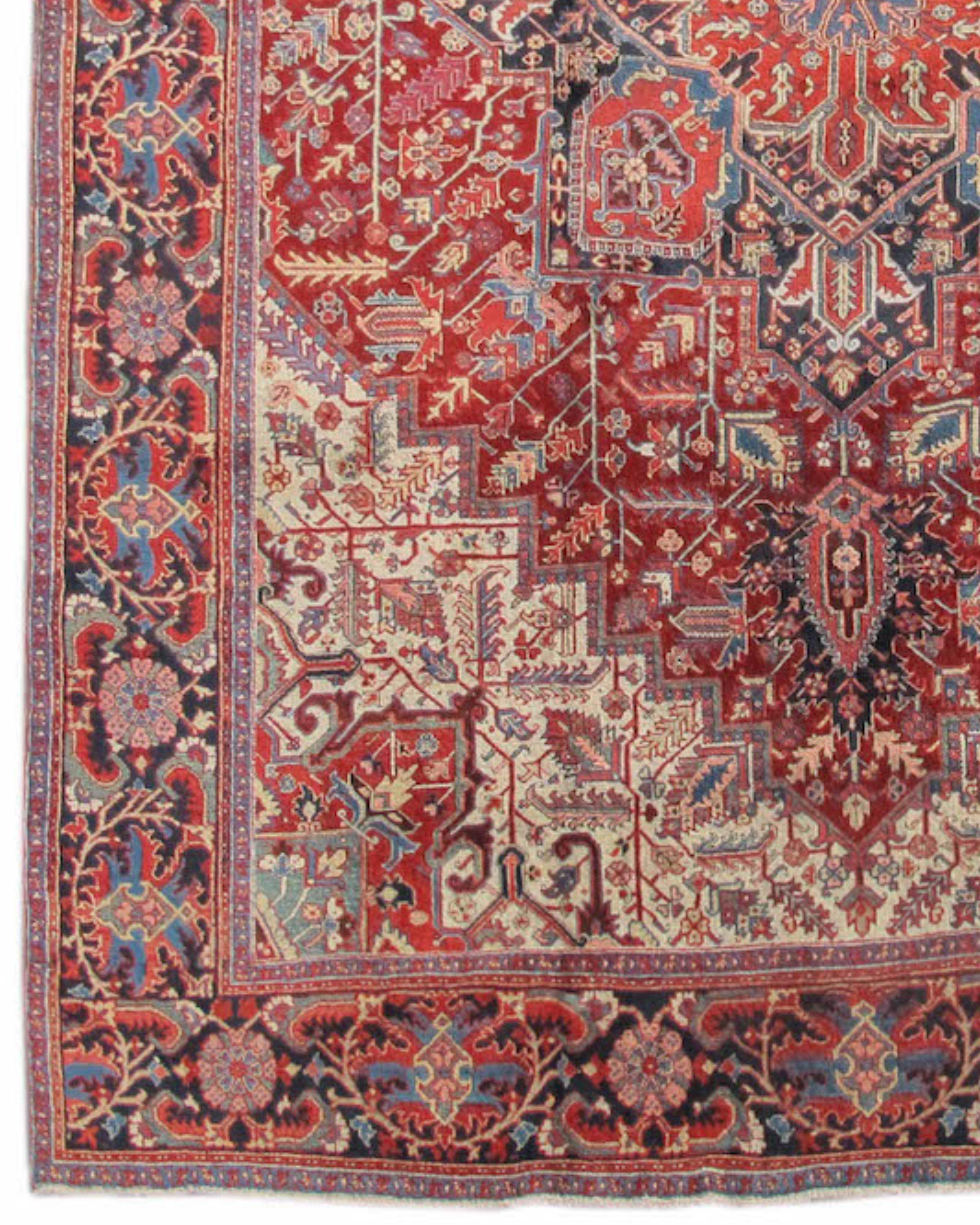 Persian Heriz Carpet, 2nd Quarter 20th Century For Sale