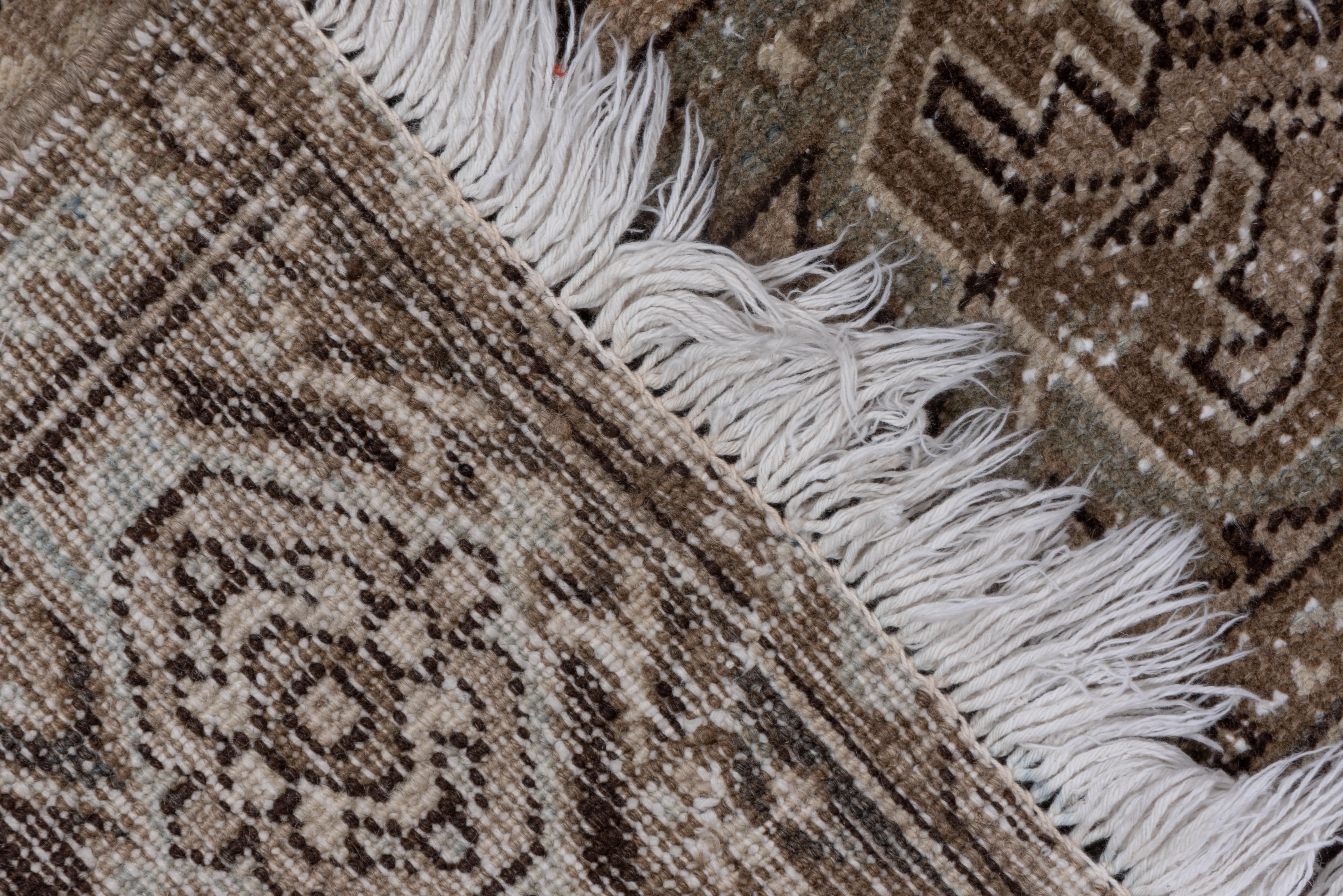 Hand-Knotted Heriz Carpet, circa 1930s, Neutral Palette For Sale