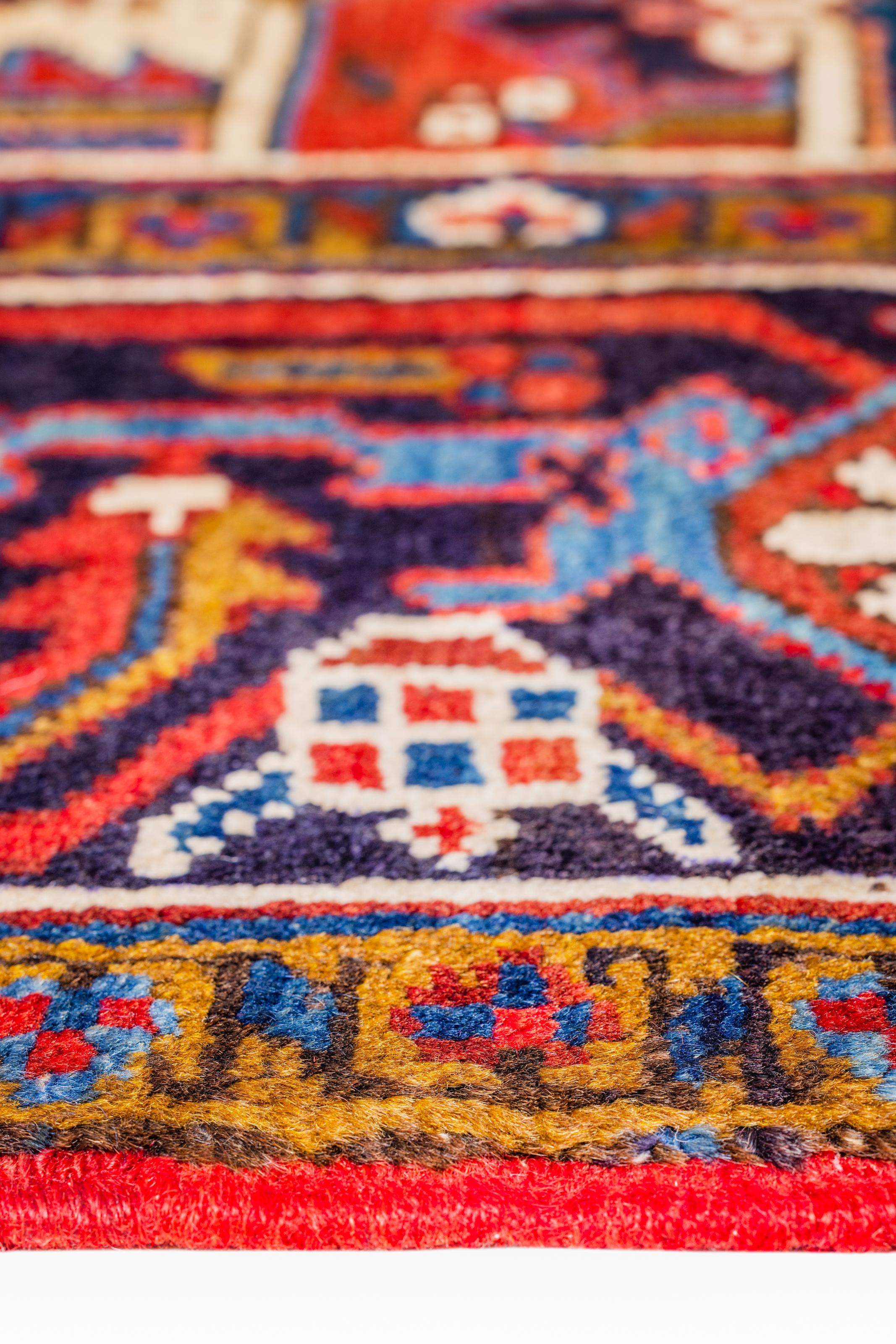 Renowned for their rich colors and interesting designs, Persian rugs are made with all natural wools and silk. Their beauty and the impact it will have on a home is endless.

Exact Dimensions: 9' 8