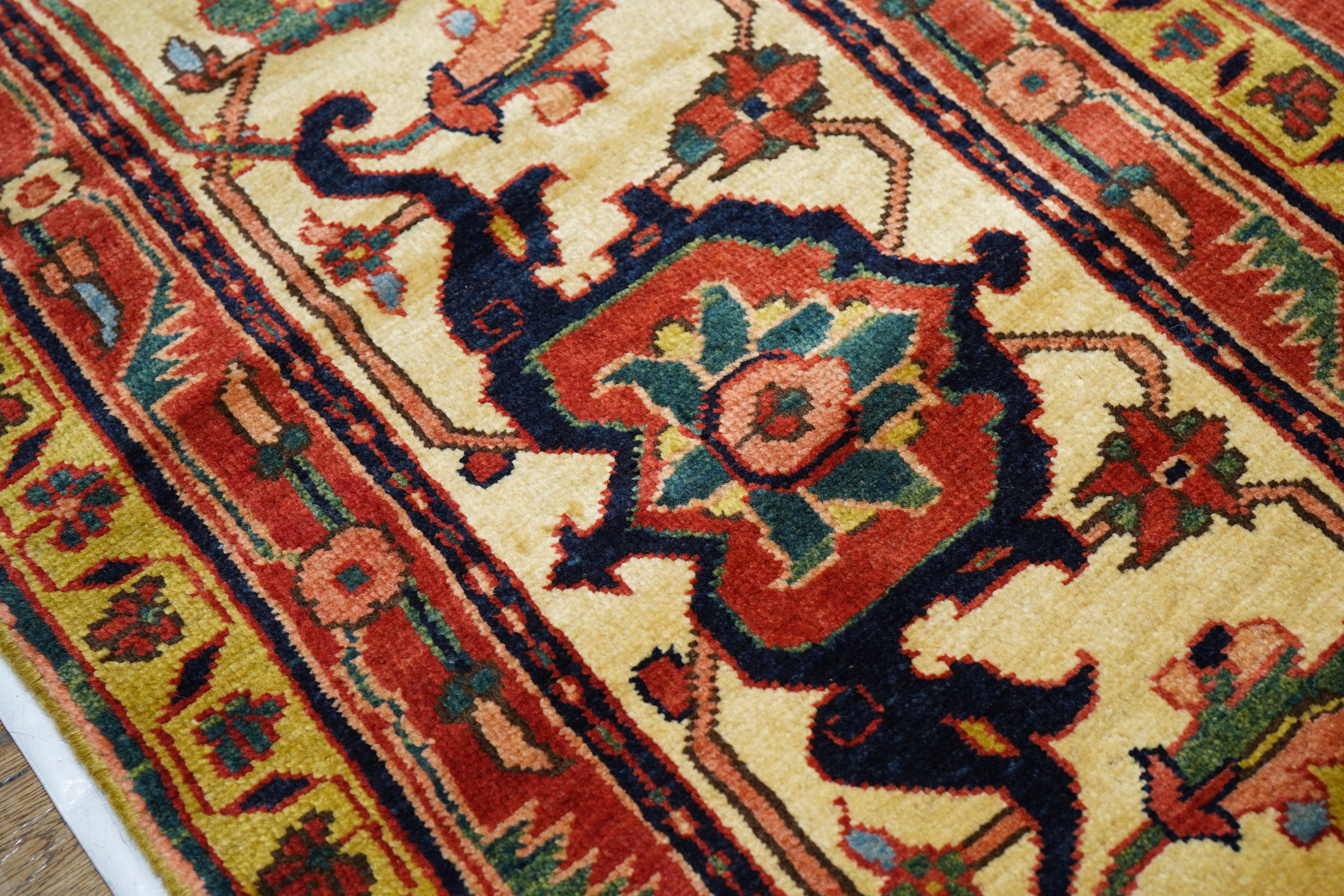 Heriz-Teppich 11'6'' x 16'3'' (21. Jahrhundert und zeitgenössisch) im Angebot