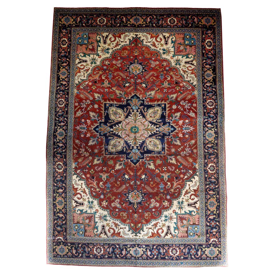 Vintage Persian Feraghan Rug 7'10 x 13'2 For Sale at 1stDibs