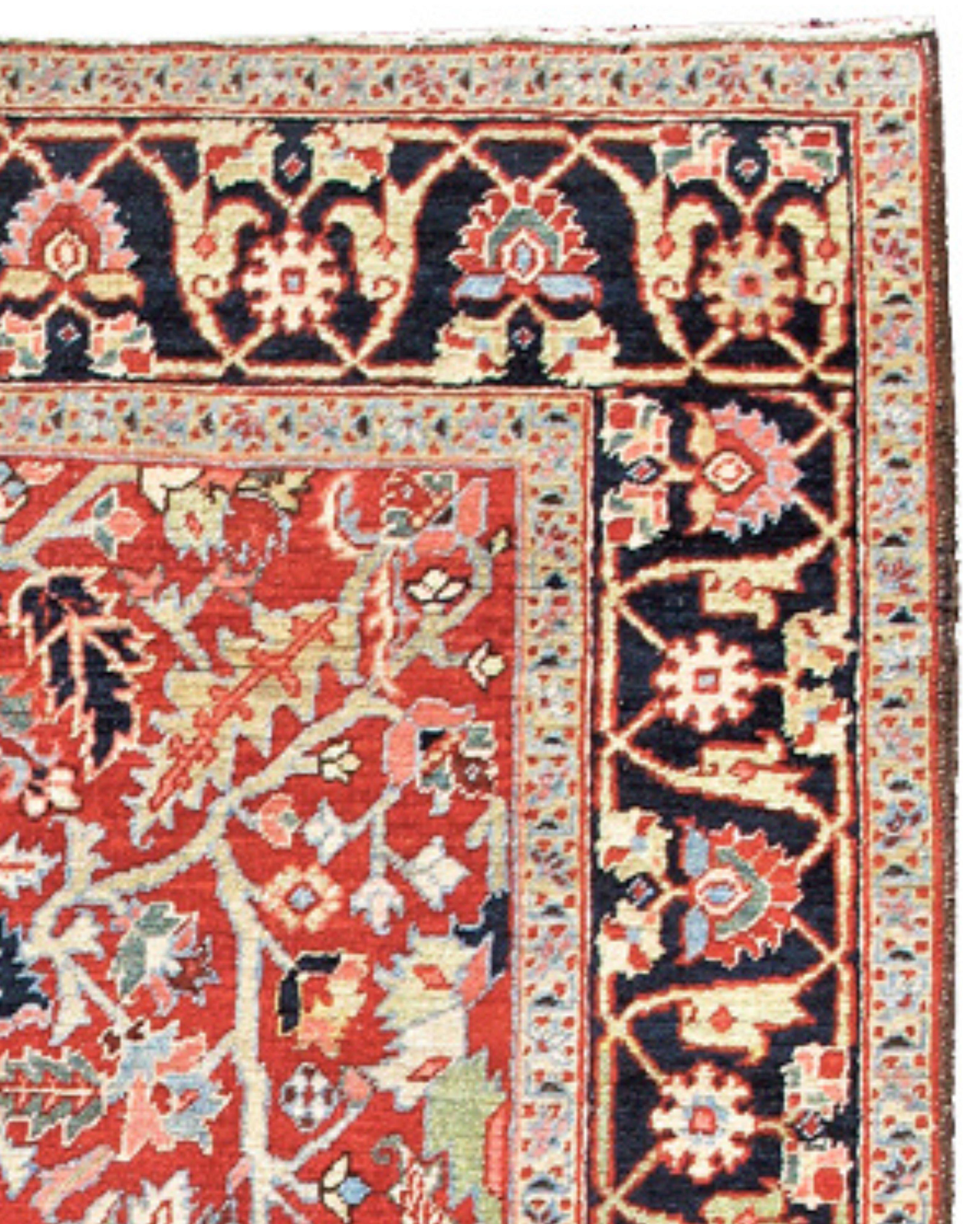 Antique Persian Heriz Rug, Early 20th Century

Additional information:
Dimensions: 4'8