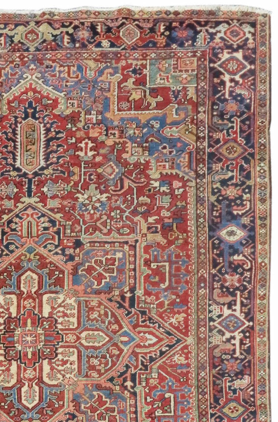 Hand-Knotted Heriz Rug For Sale