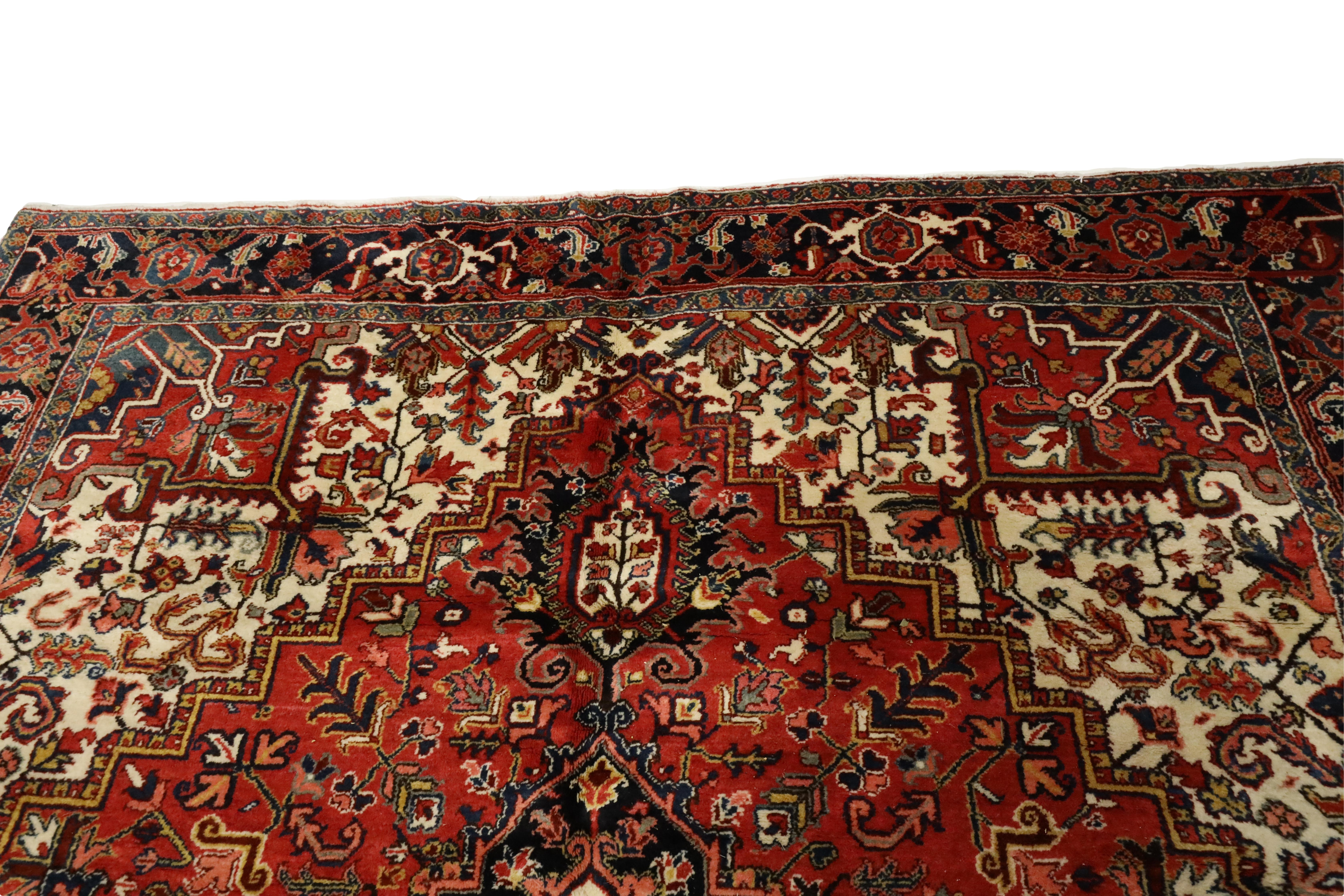 Semi-Antique Heriz-Teppich - 8'8