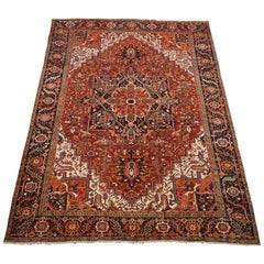 Heriz Serapi Rug, circa 1930