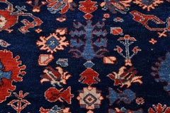 Heriz Stil Azeri Teppich Großes Zimmer Größe Blau Vintage Area Carpet