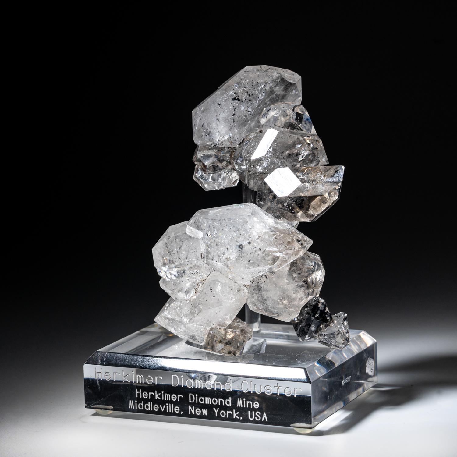 Américain Amas de quartz de Herkimer provenant du County de Herkimer, New York en vente