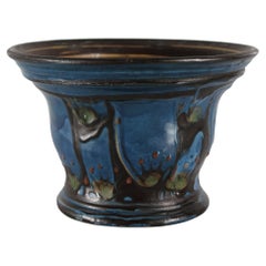 Herman A. Kähler Art Object Ceramic Flowerpot Denmark Early 20th Century