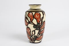 Vase en céramique Herman A. Kähler attribué à Sofie Lundstein. Danemark années 1920
