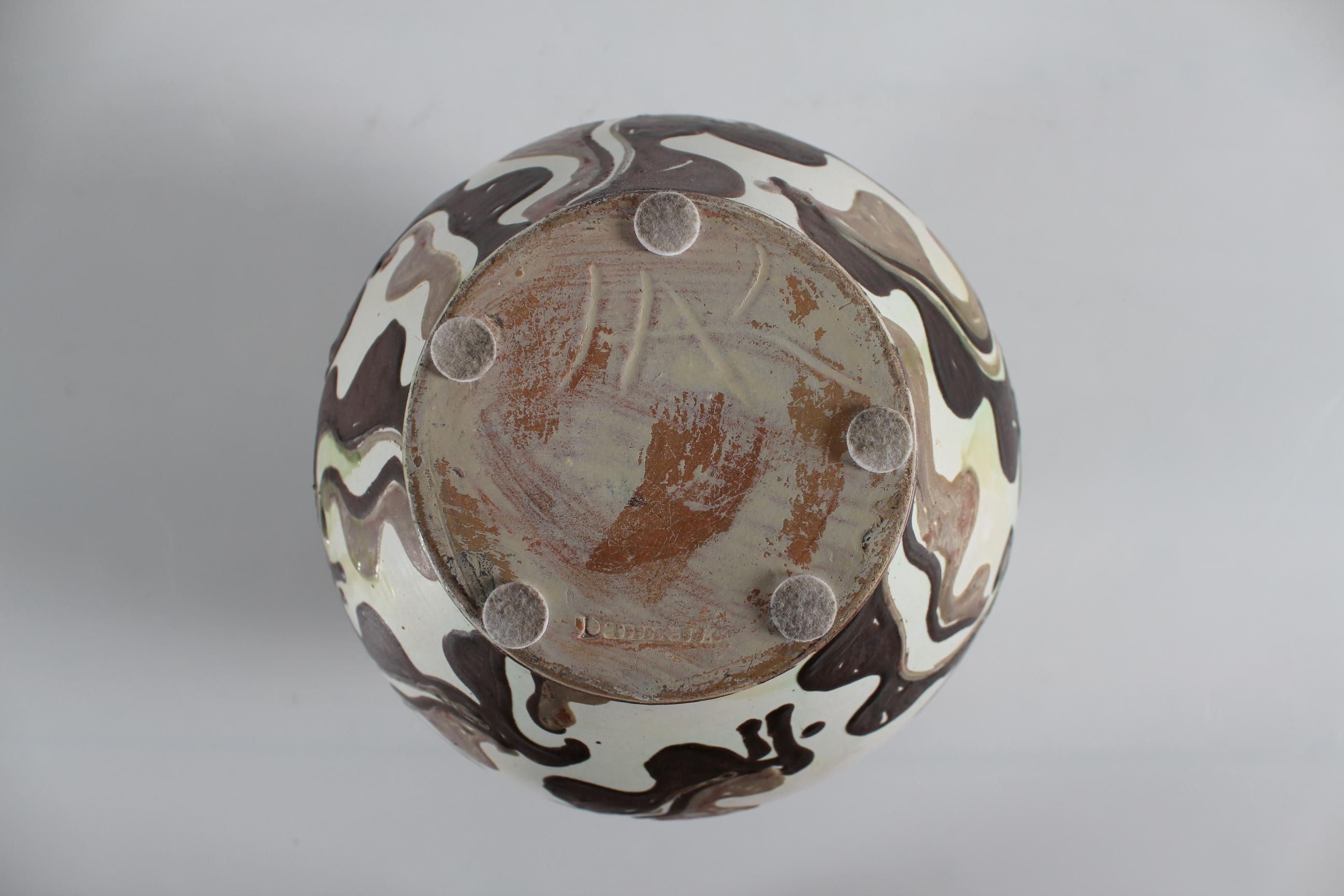 Glazed Herman A Kähler Ceramic Vase with Abstract Pattern, Early 20th Century For Sale