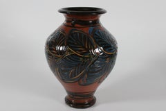 Herman A. Kähler GRANDE Vaso da terra HAK Danimarca Inizio XX secolo