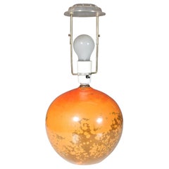 Antique Herman A. Kähler Table Lamp