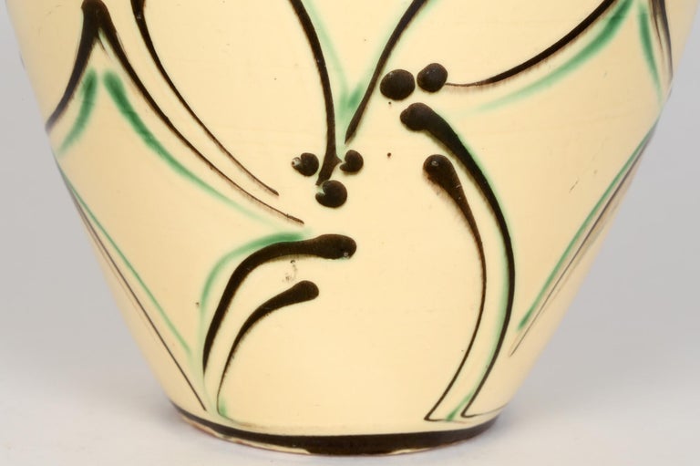 Herman August Kahler Danish Art Nouveau Large Art Pottery Vase For Sale 7