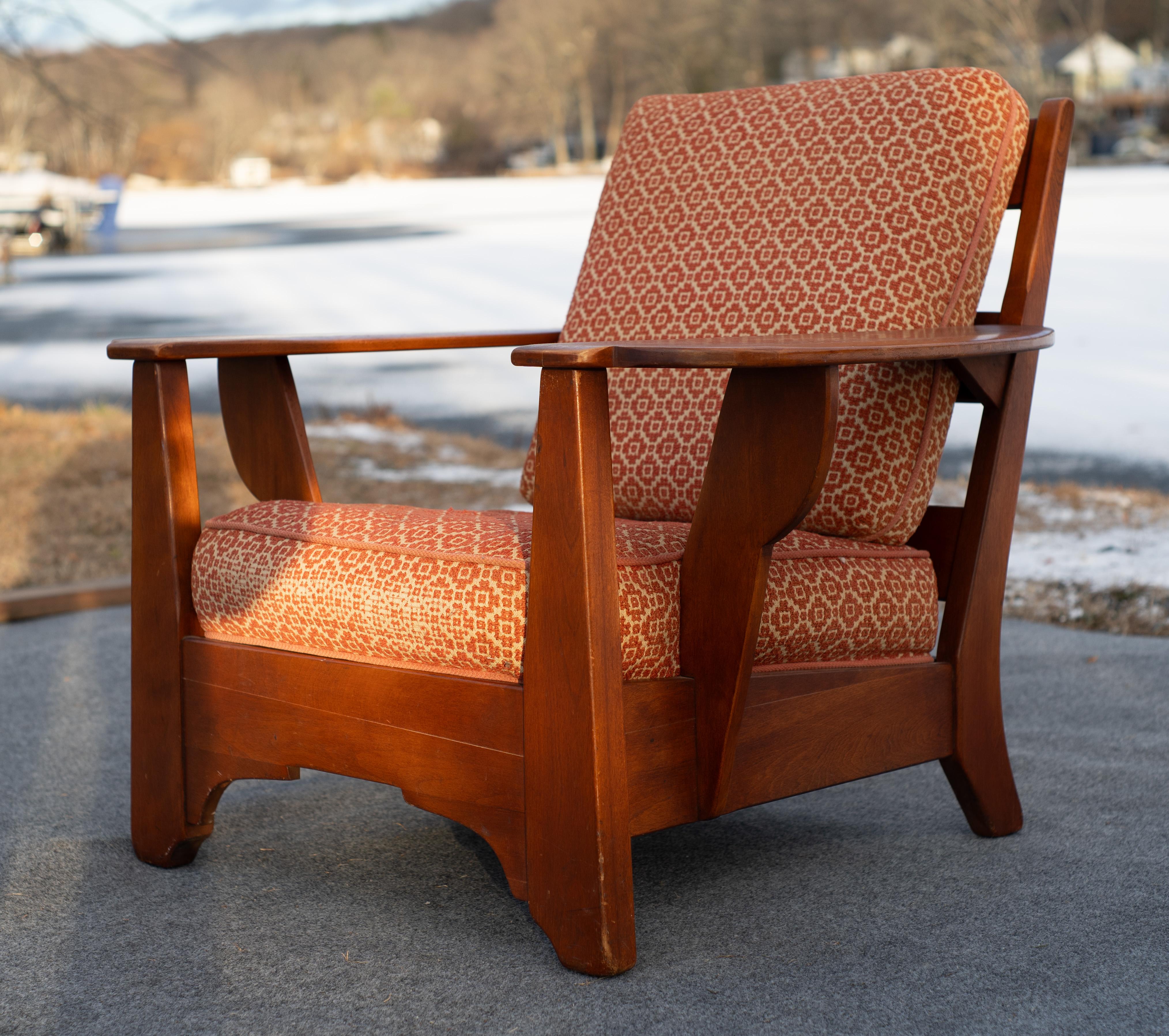 American Herman De Vries for Cushman Wide Paddle Lounge Chair