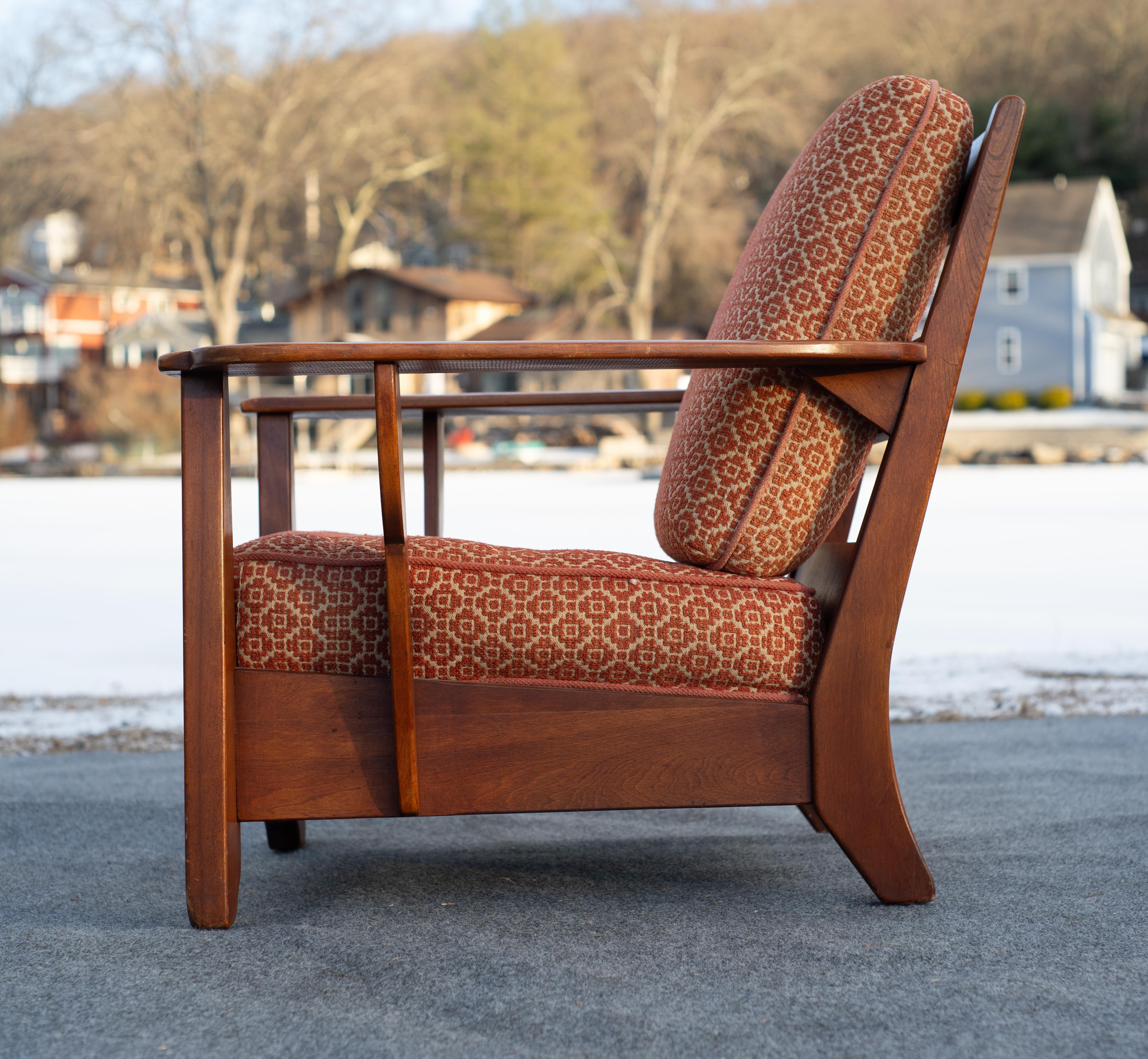 Herman De Vries for Cushman Wide Paddle Lounge Chair In Good Condition In Philadelphia, PA