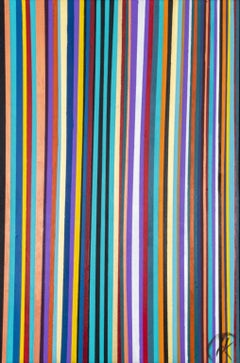 Herman Hershel Kahan Abstract Acrylic on Board