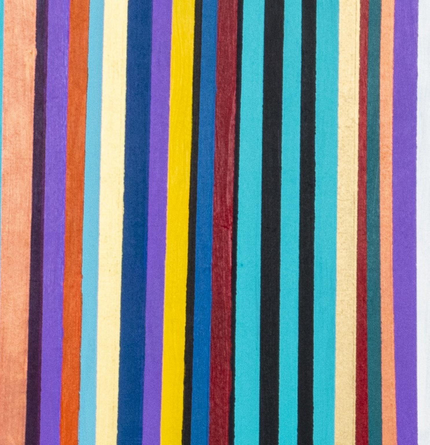 Herman Hershel Kahan Abstract Acrylic on Board In Good Condition In Astoria, NY