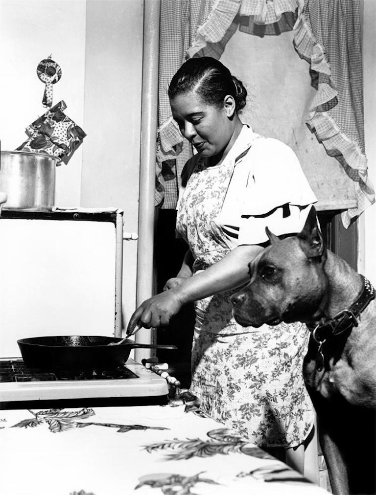 Herman Leonard Black and White Photograph - Billie Holiday
