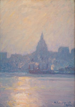 Vista da Skeppsbron verso la chiesa di Katarina, 1910