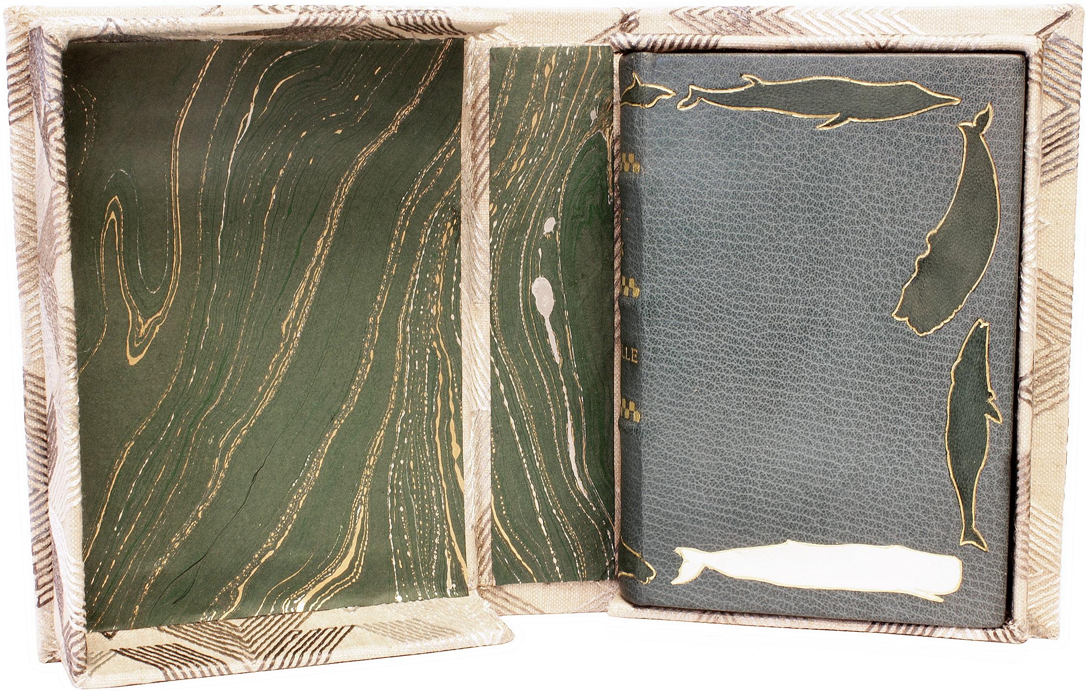 Late 19th Century Herman MELVILLE. Moby Dick. 1892 - SECOND EDITION - BOUND BY JAMIE KAMPH For Sale