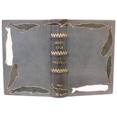 Antique Herman MELVILLE. Moby Dick. 1892 - SECOND EDITION - BOUND BY JAMIE KAMPH