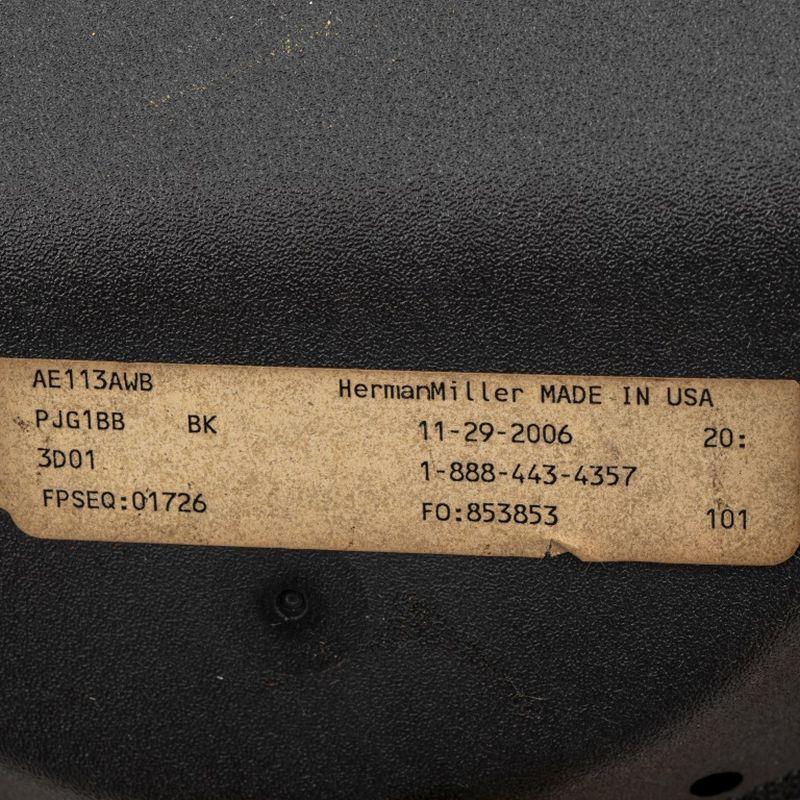 Herman Miller Aeron Verstellbarer Drehstuhl (Kunststoff) im Angebot