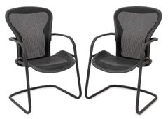 Herman Miller "Aeron" Armchairs, Pair