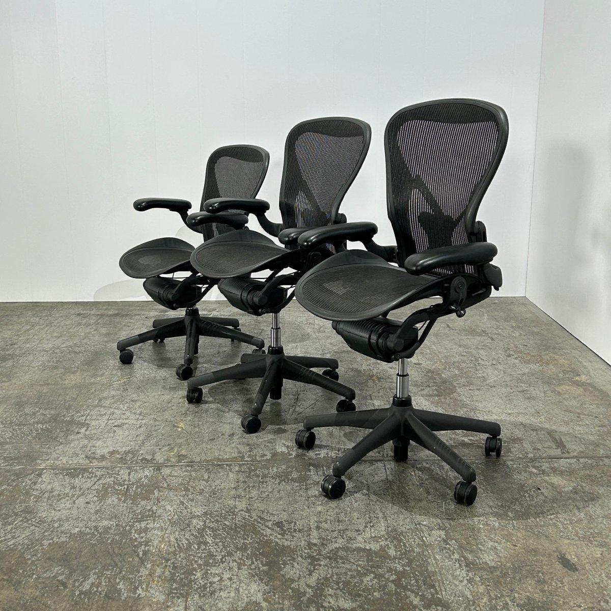 Herman Miller Aeron-Schreibtischstuhl von Bill Stumpf und Don Chadwick im Zustand „Gut“ im Angebot in Basildon, London