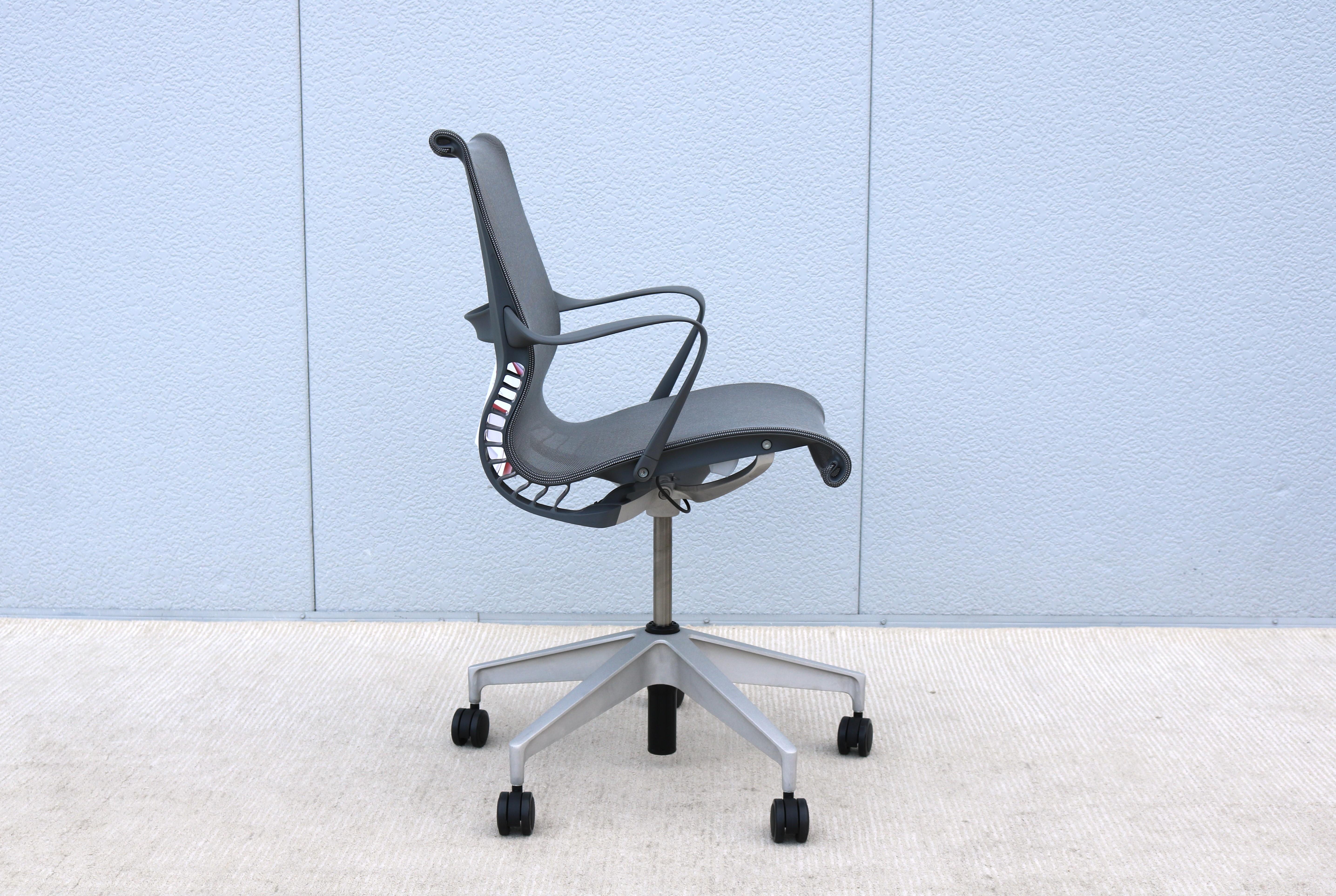 Herman Miller Brand New Setu Ergonomic Office Desk Chair in Lyris Alpine Mesh For Sale 2